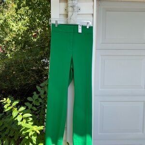 NWT Talbots Pretty Kelly Green Chatham Ankle Pants